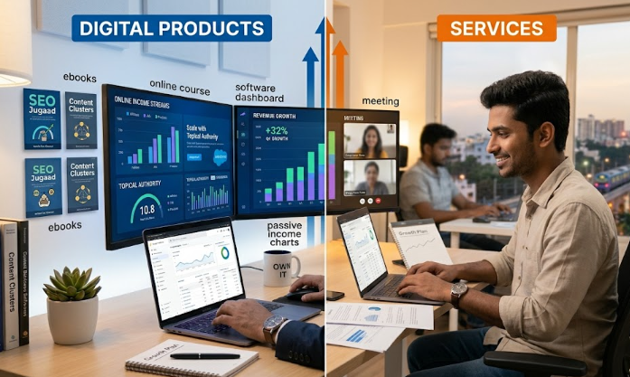 Digital Products vs Services: Which Is More Profitable in 2026?