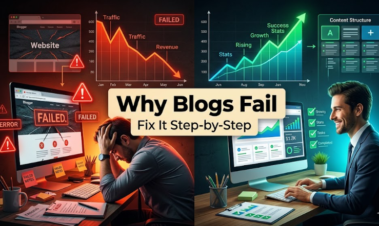 Why Most Blogs Fail in 2026 (And How to Fix It Step by Step)